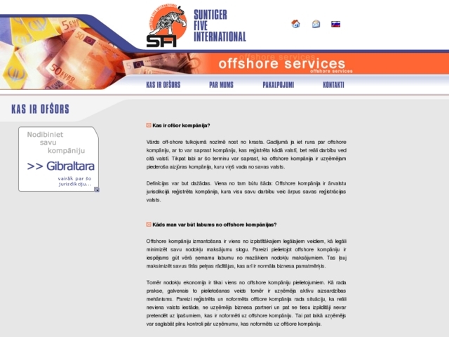 Company Services International Limited (SFI), 